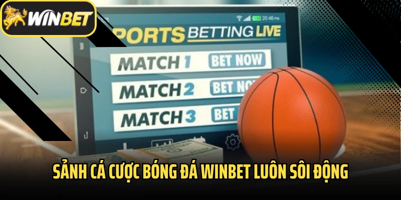 Sảnh cá cược bóng đá Winbet luôn sôi động